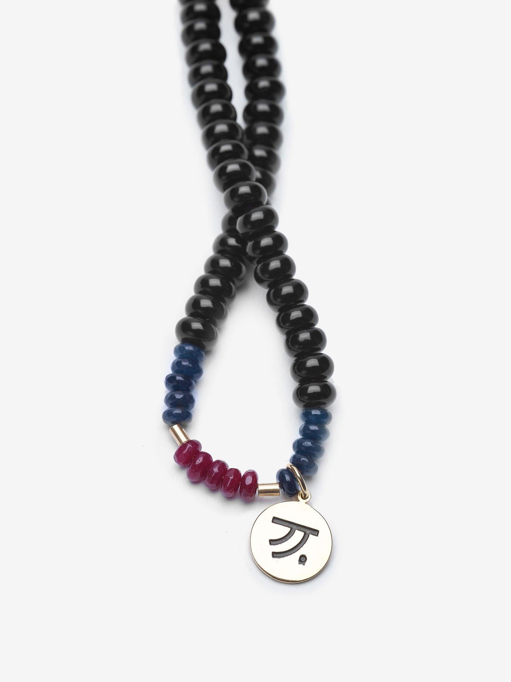 black buddha necklace