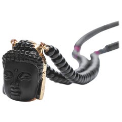 Black Onyx Buddha How Necklace