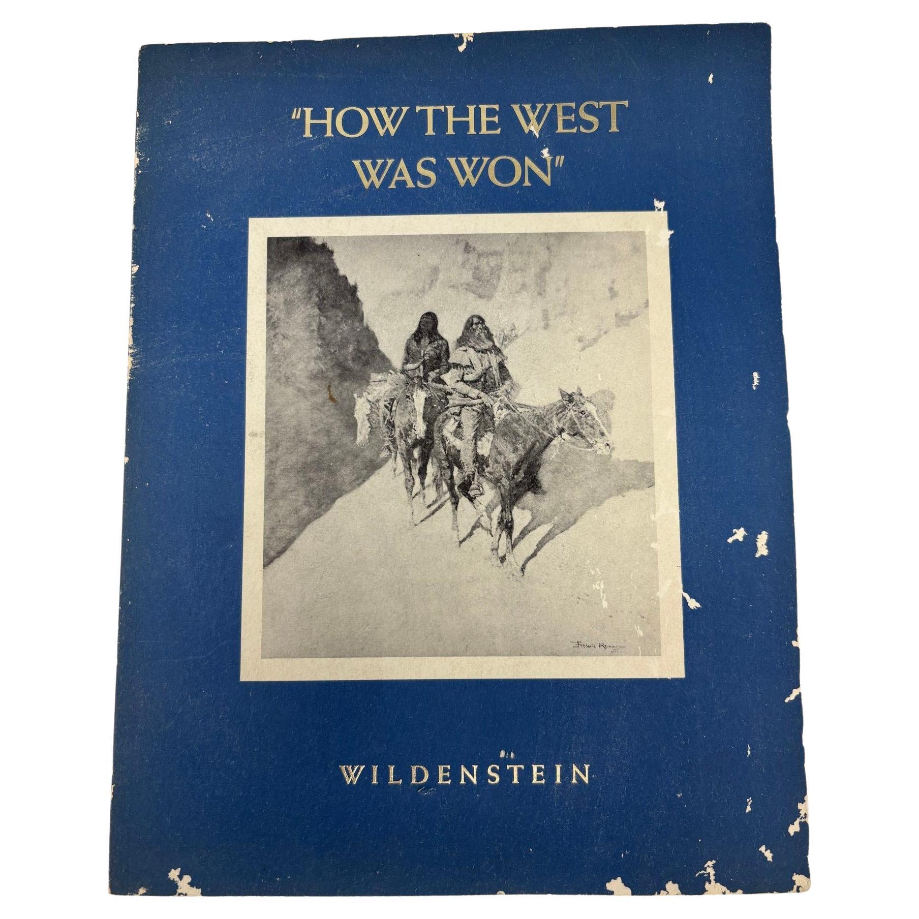 WIE DER WESTEN GEWONNEN wurde Leihausstellung von Western Americana Taschenbuch 1968