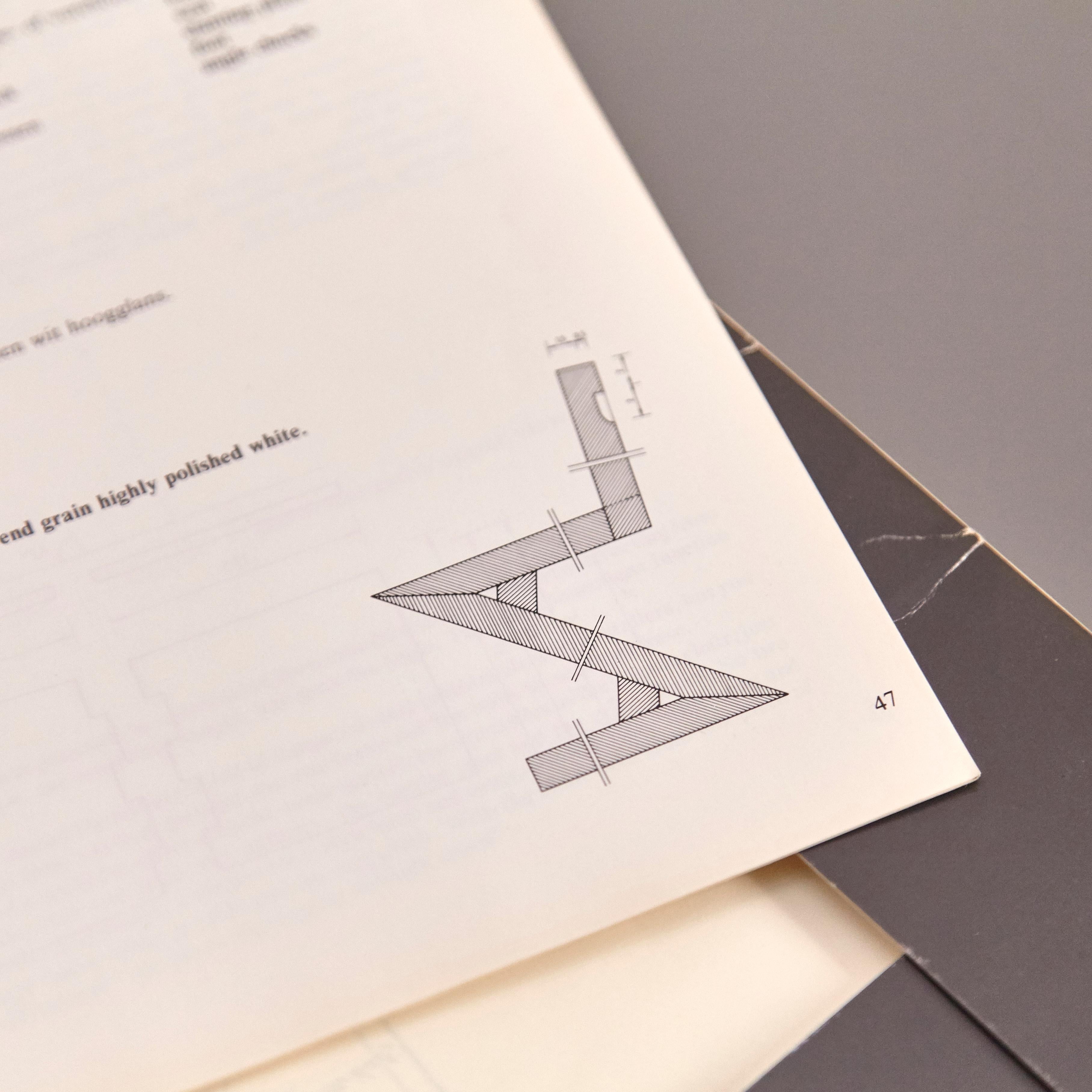 German How to Construct Rietveld Furniture Book