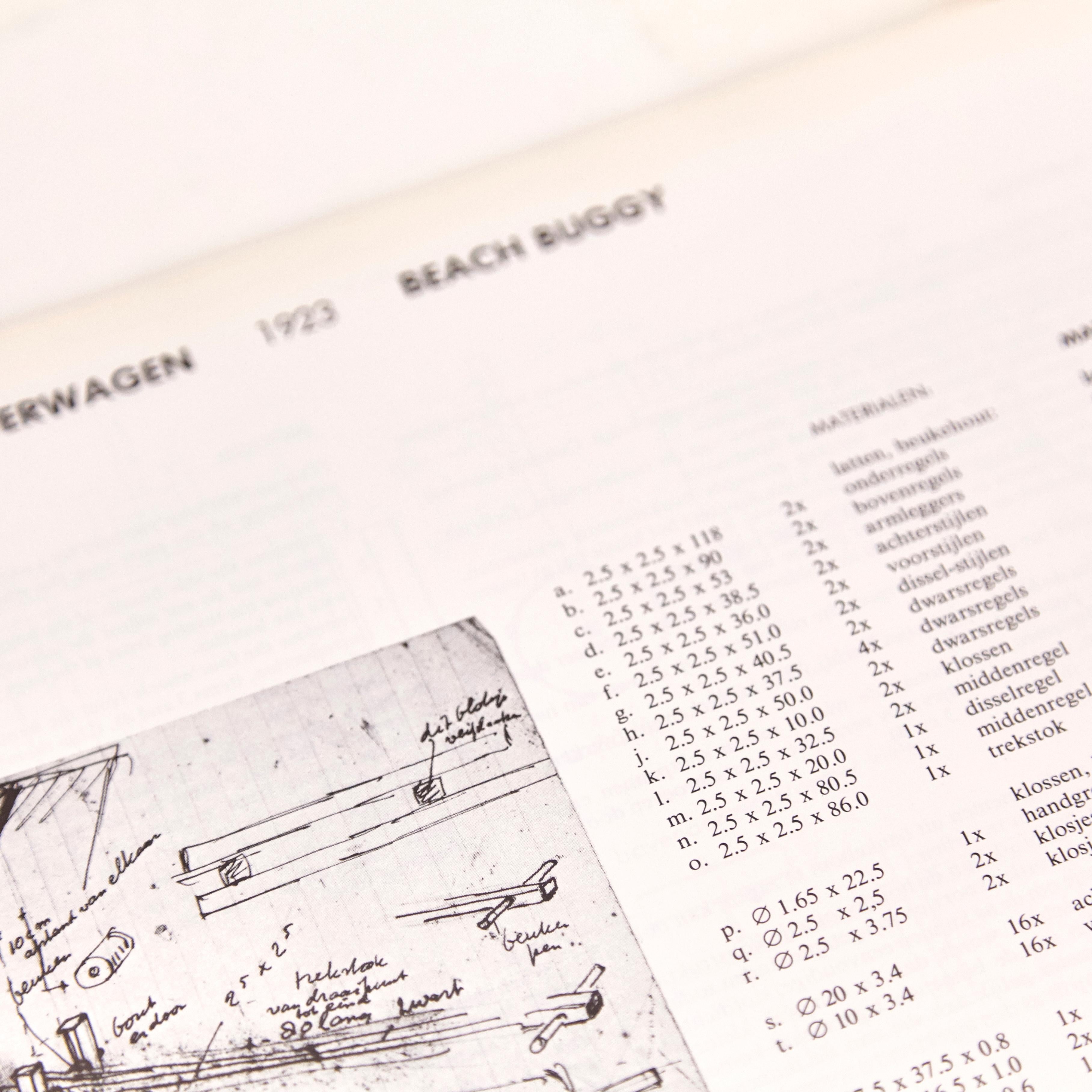 Late 20th Century How to Construct Rietveld Furniture Book