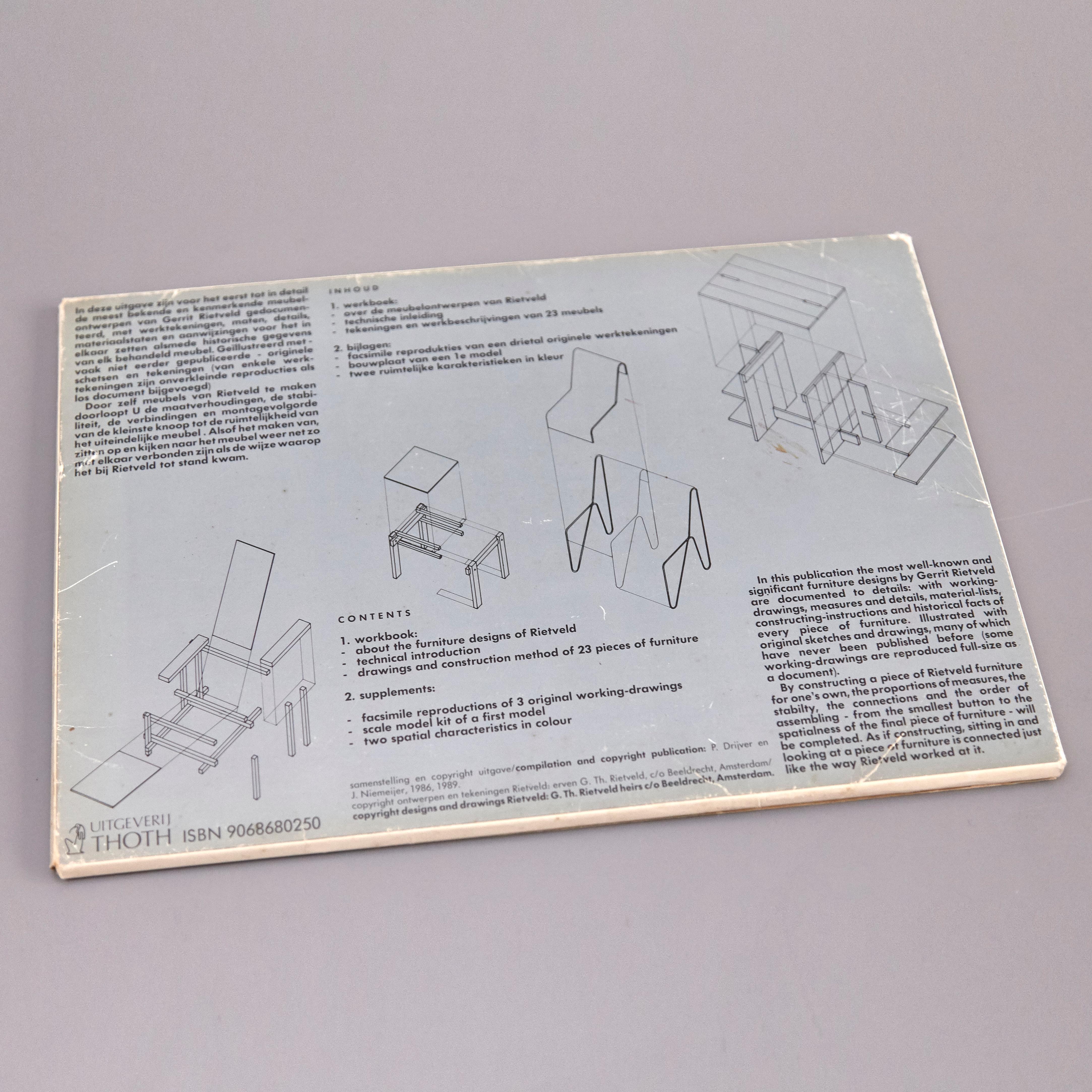 Paper How to Construct Rietveld Furniture Book