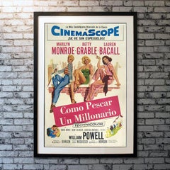 How To Marry a Millionaire, *Spanish*, Unframed Poster, 1953