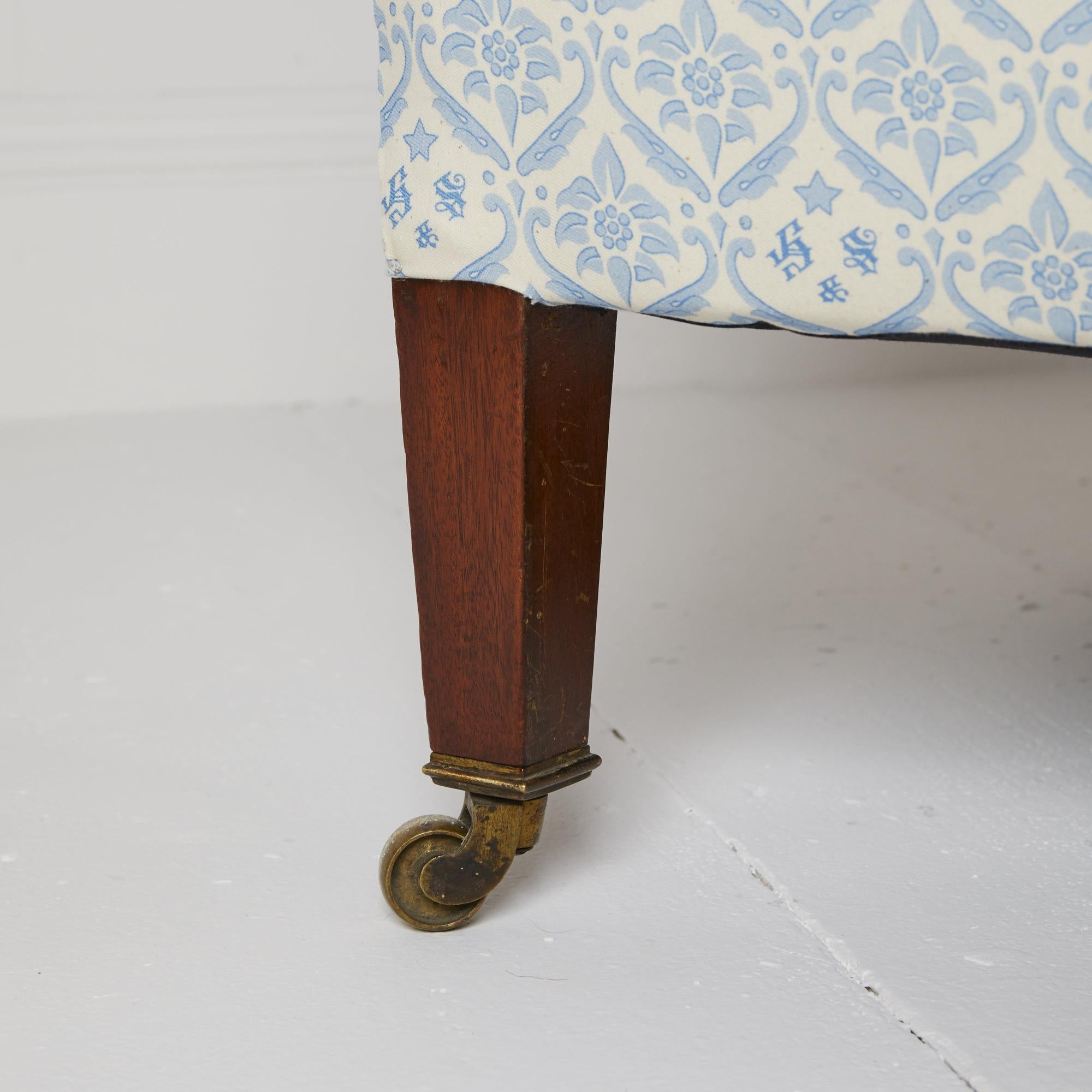 Howard and Sons antiker Bridgewater Modellstuhl im Angebot 4