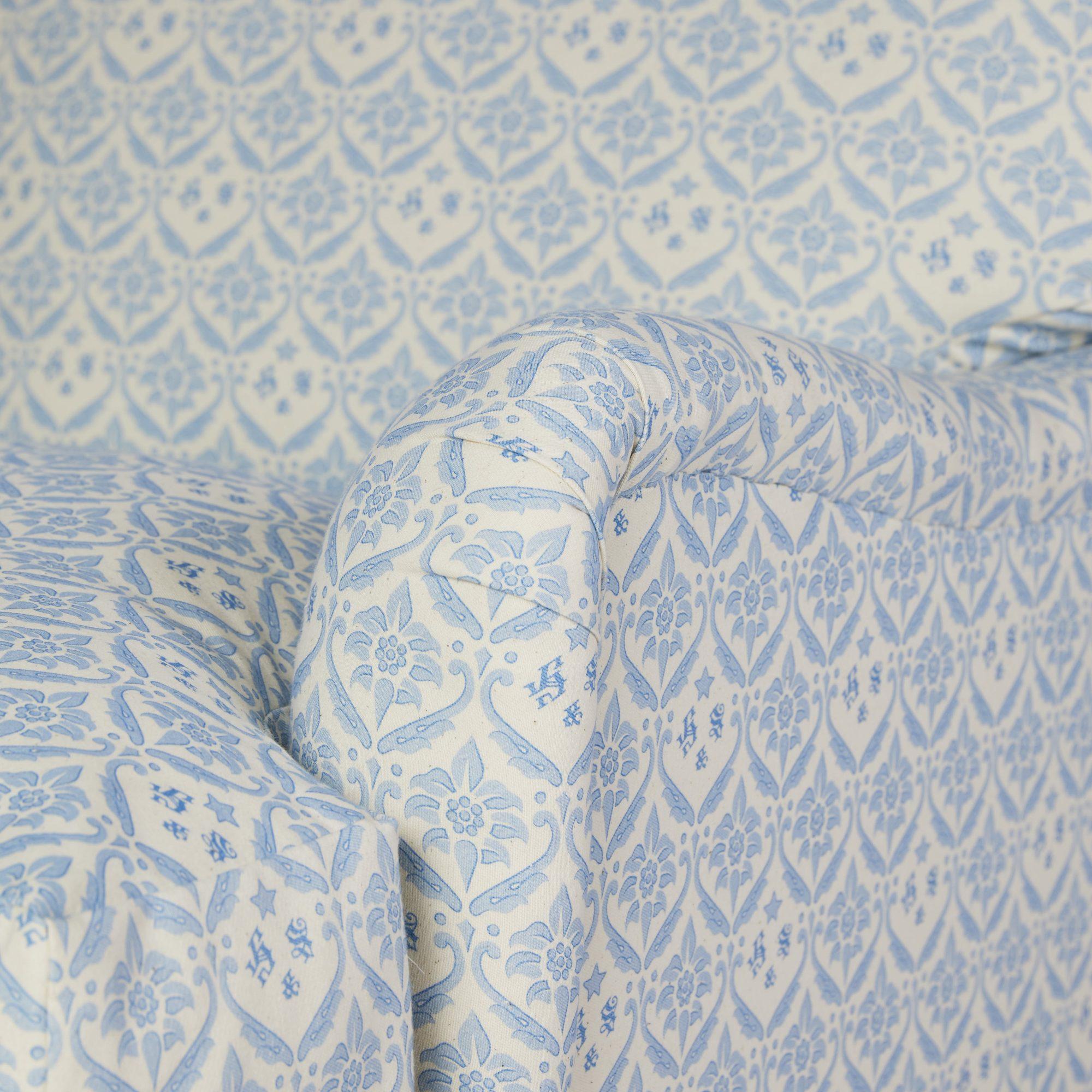 Howard and Sons antiker Bridgewater Modellstuhl im Angebot 1