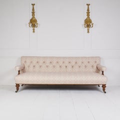 Howard and sons antique club sofa