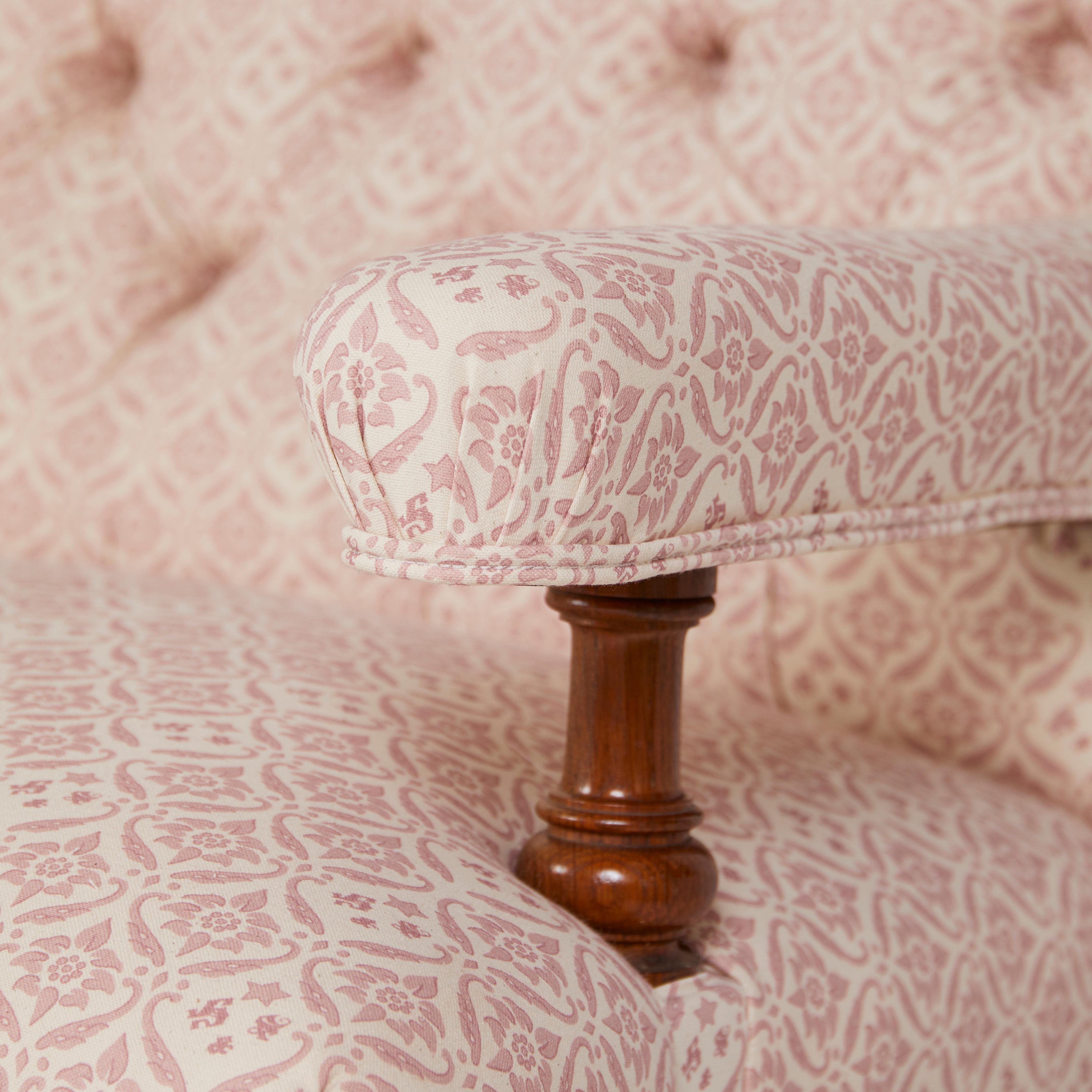 Chêne Canapé club antique Howard and Sons en vente