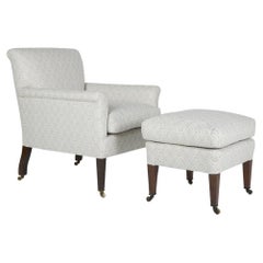 Howard and sons antique English library chair