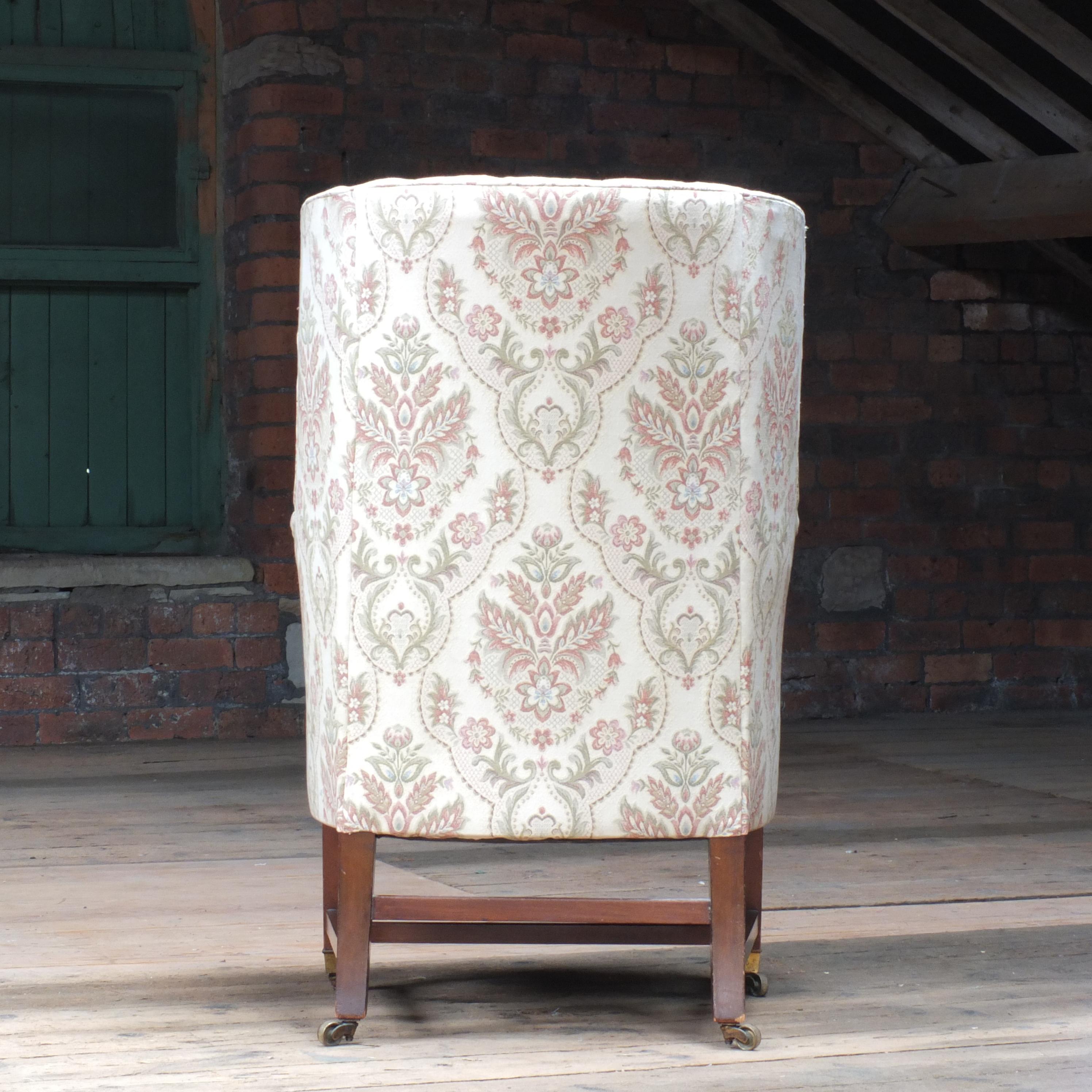 20th Century Howard and Sons Barrel Back Armchair