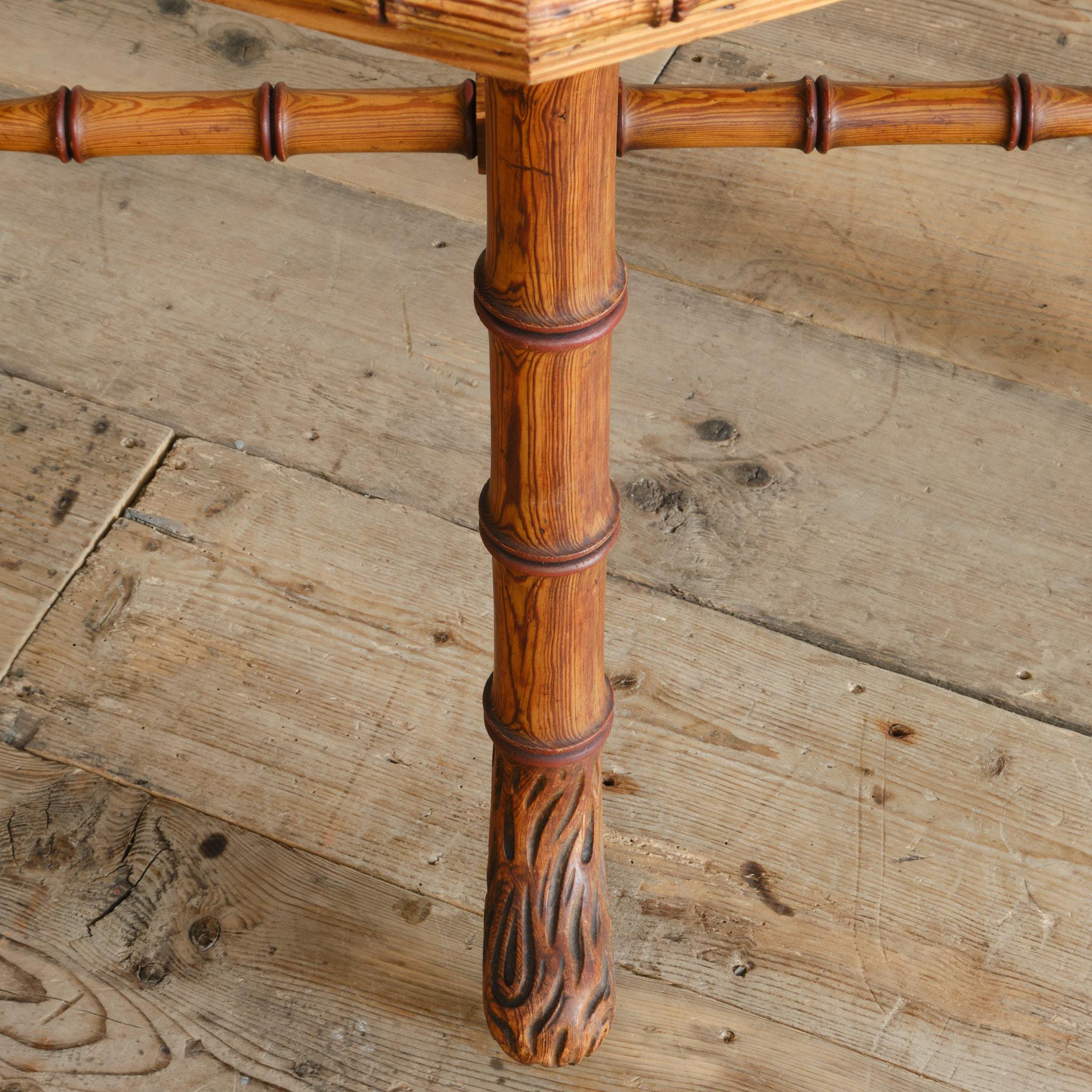 Howard and Sons Faux Bamboo Pine Centre Table 5