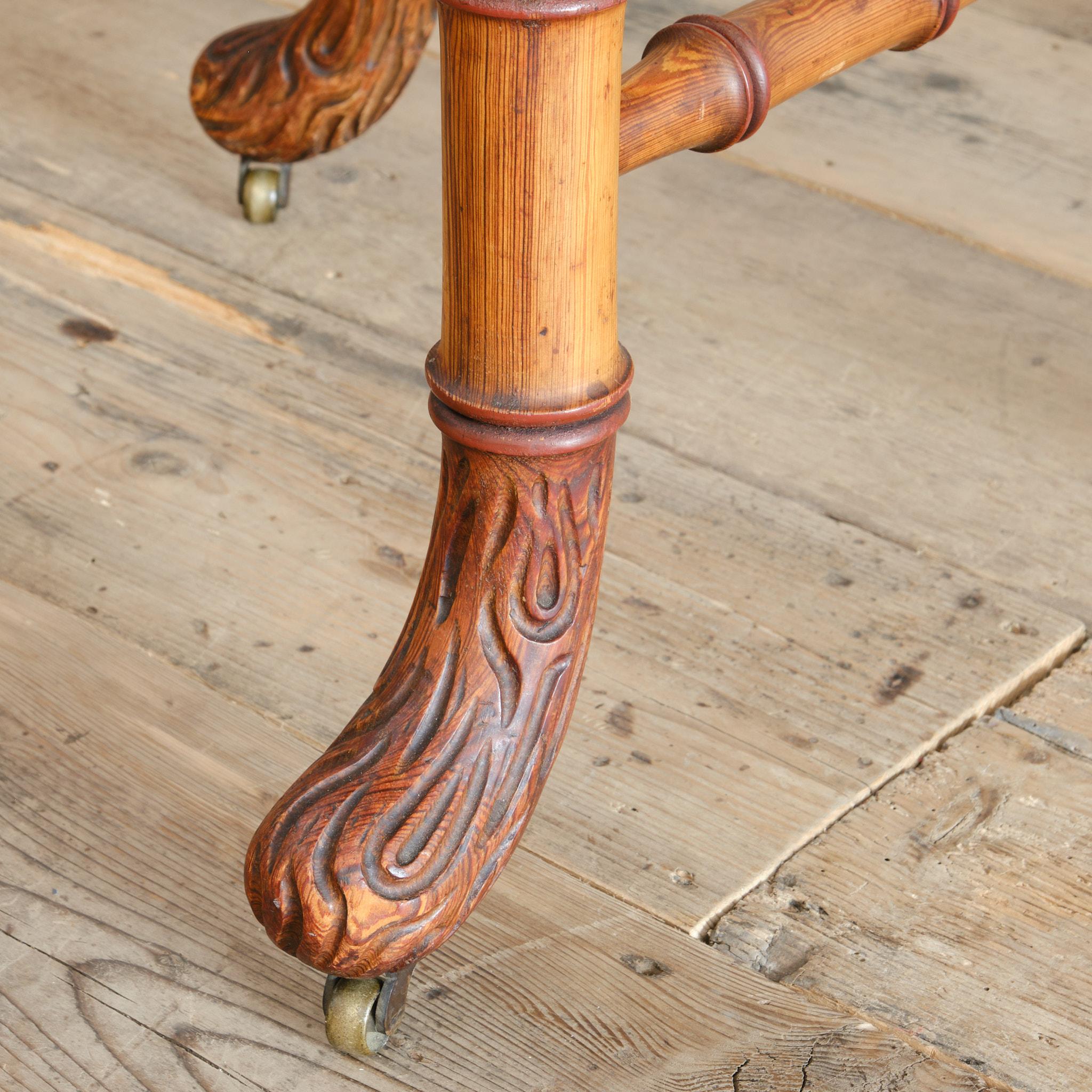 Howard and Sons Faux Bamboo Pine Centre Table 9