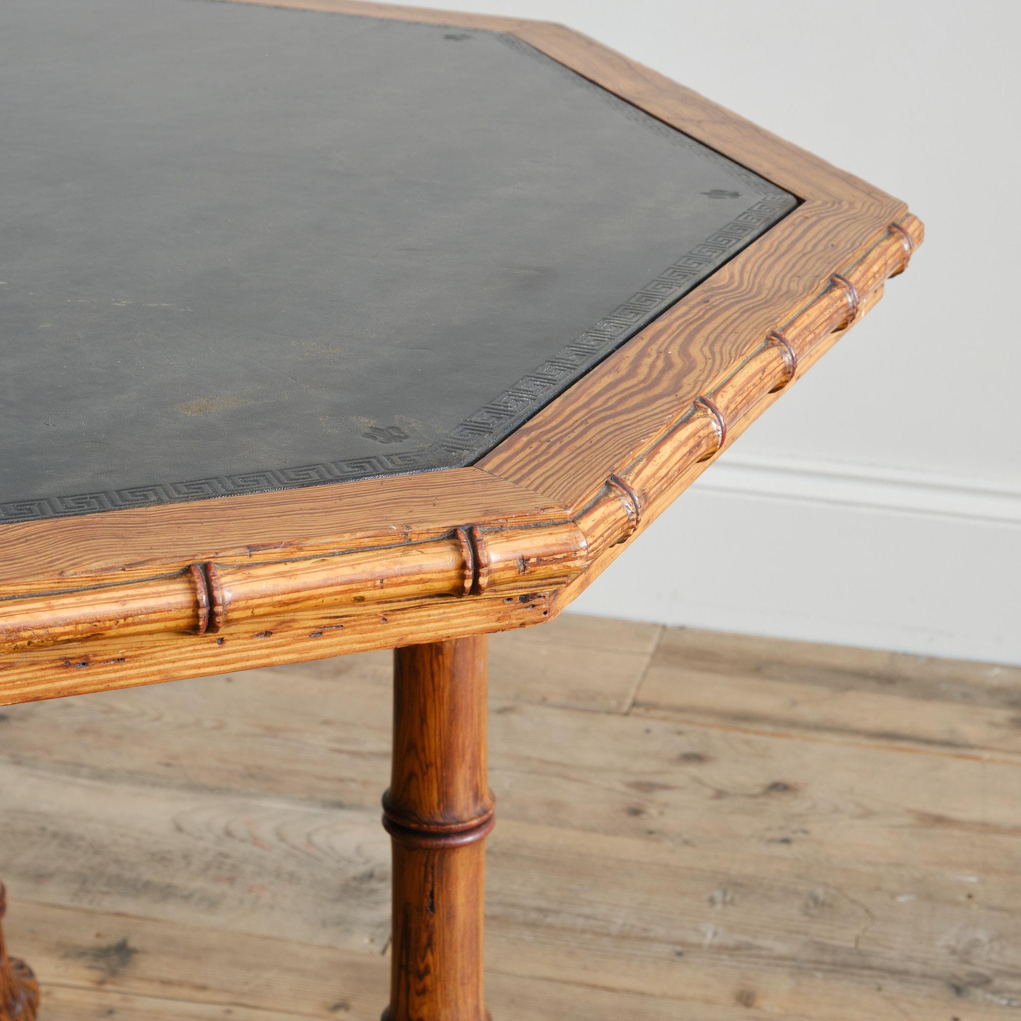 Howard and Sons Faux Bamboo Pine Centre Table 1