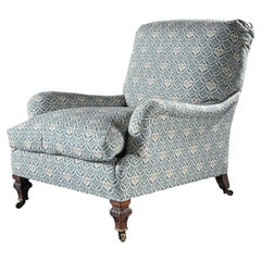 Antique Howard and Sons Grafton Armchair 19th Century