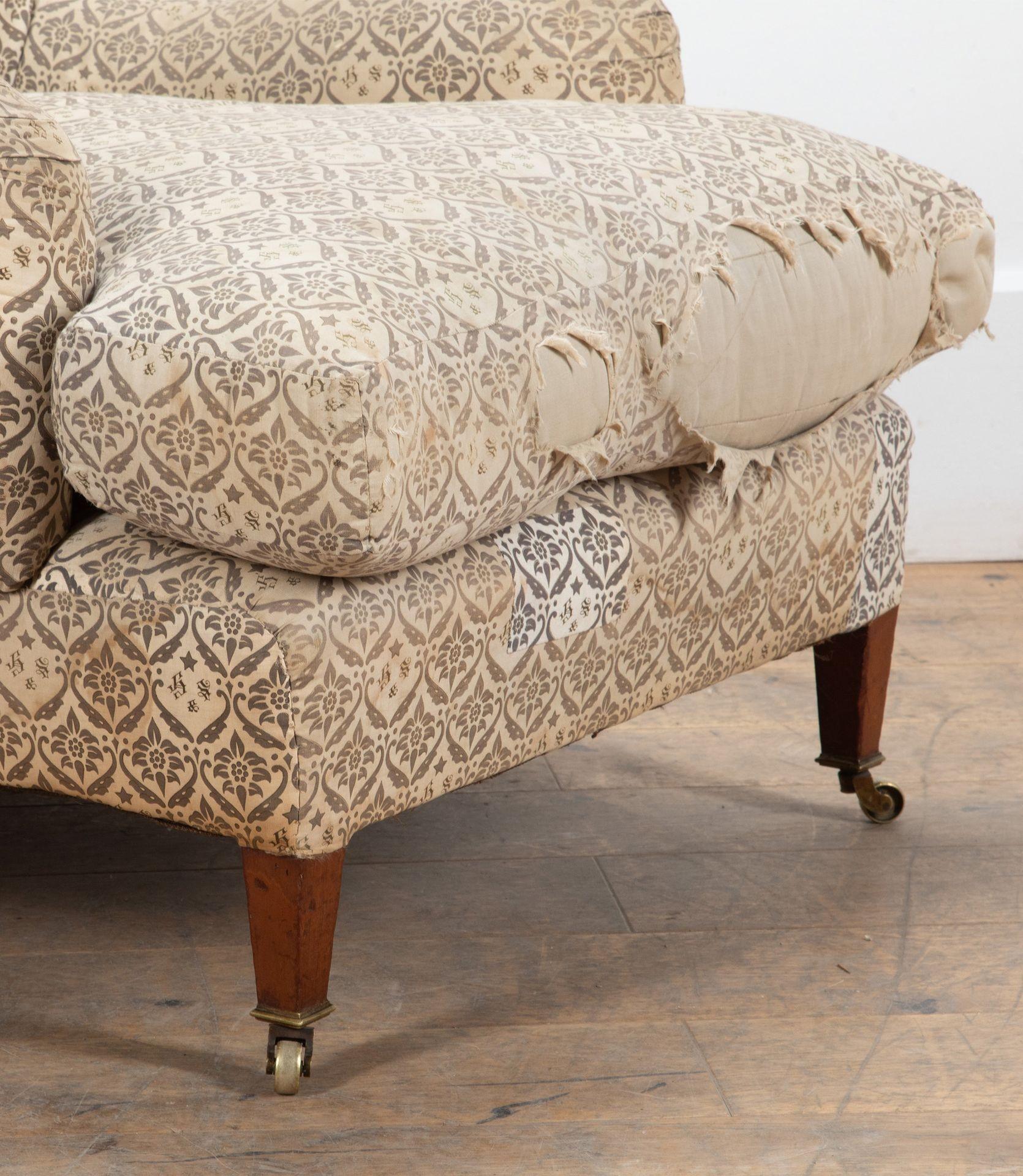 Late 19th Century Howard and Sons ‘Harley’ Armchair For Sale