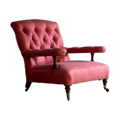 Howard and Sons Open Armchair England, Circa 1870