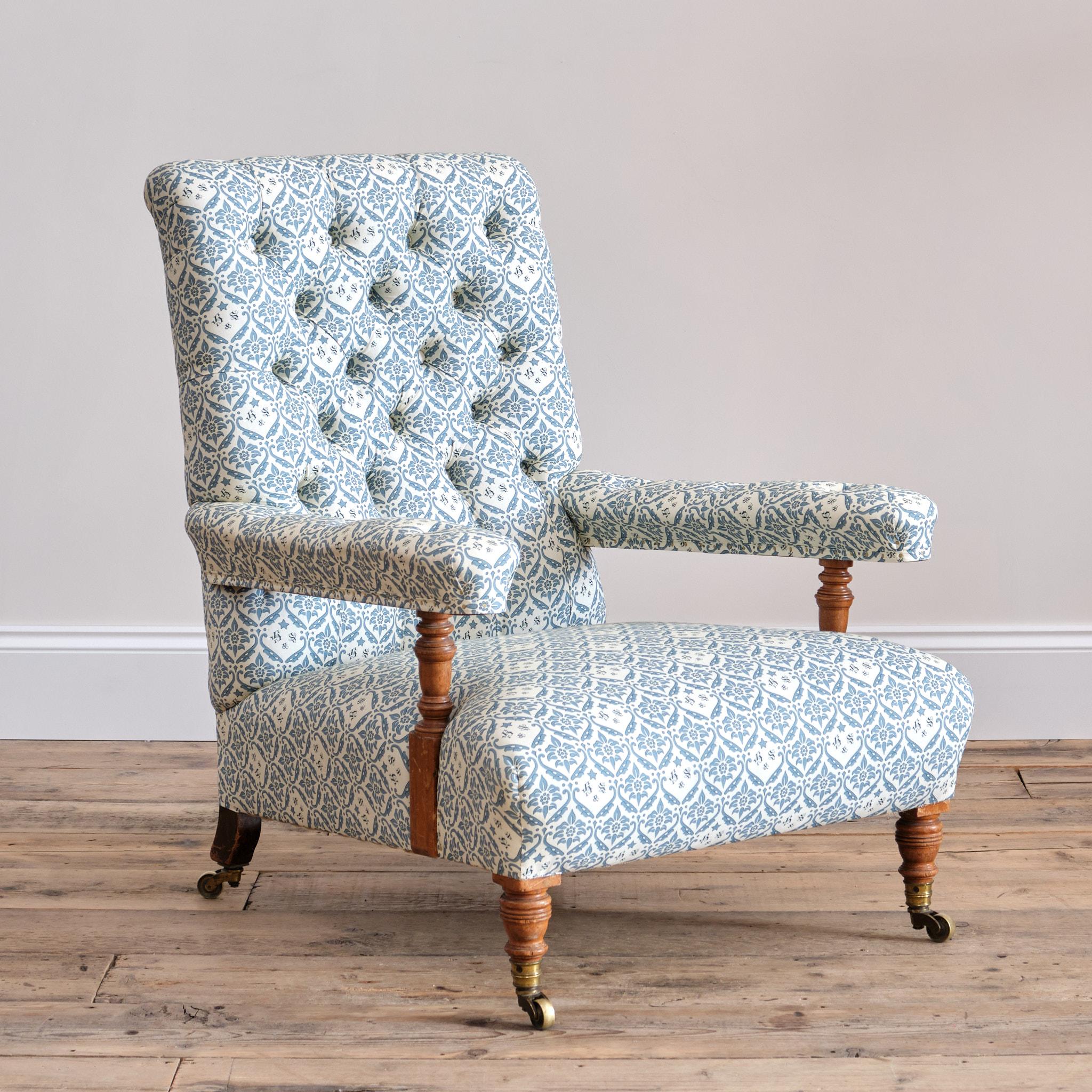 Howard and sons open armchair In Good Condition In Batley, GB