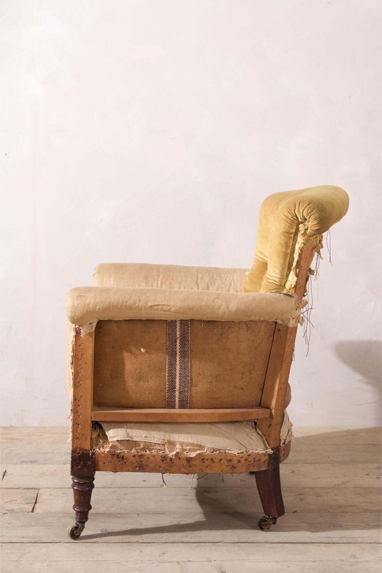 Poltrona Woodstock in stile Howard and Sons In condizioni buone in vendita a Malton, GB