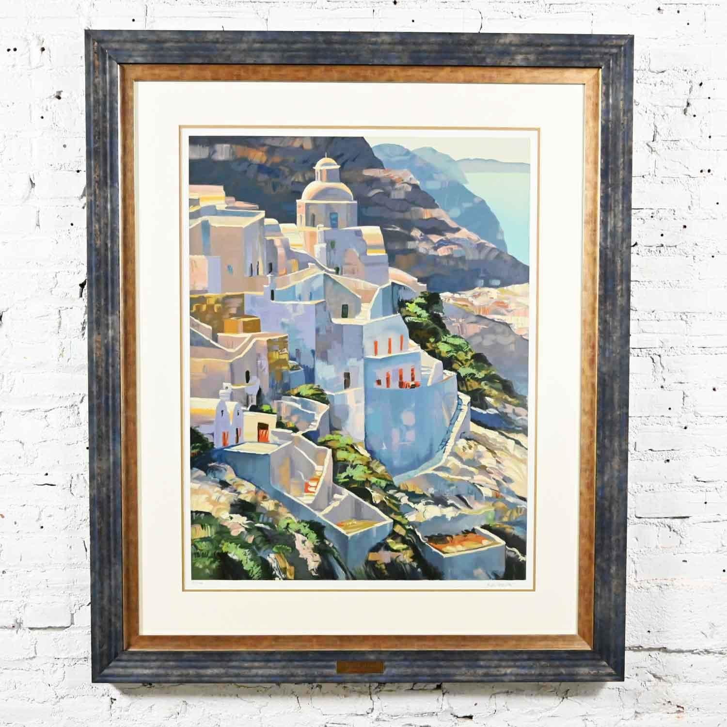 Fabulosa serigrafía artística sobre papel nº 246 de 250 de Howard Behrens, original a gran escala y en edición limitada, firmada a mano, 