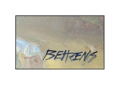 Howard Behrens Oil Painting on Canvas Large Original Seascape Signed Beach Art