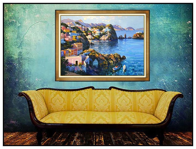 Howard Behrens Howard Behrens Original Oil Painting On Canvas Large