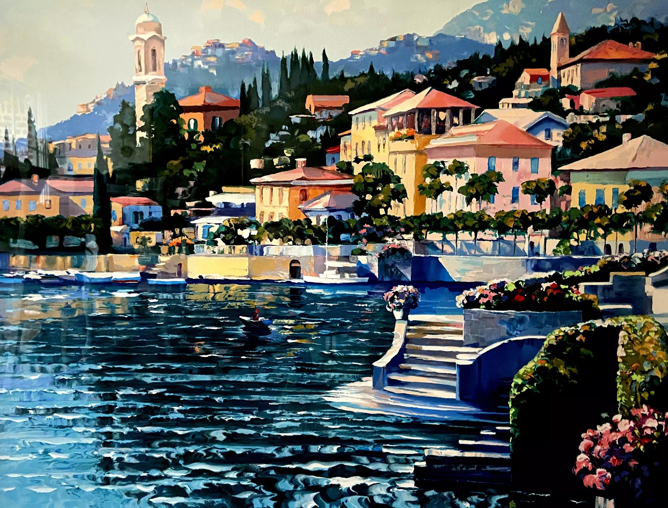 Howard Behrens, "Ricordi del Lago di Como" 154/300 Paesaggio mediterraneo