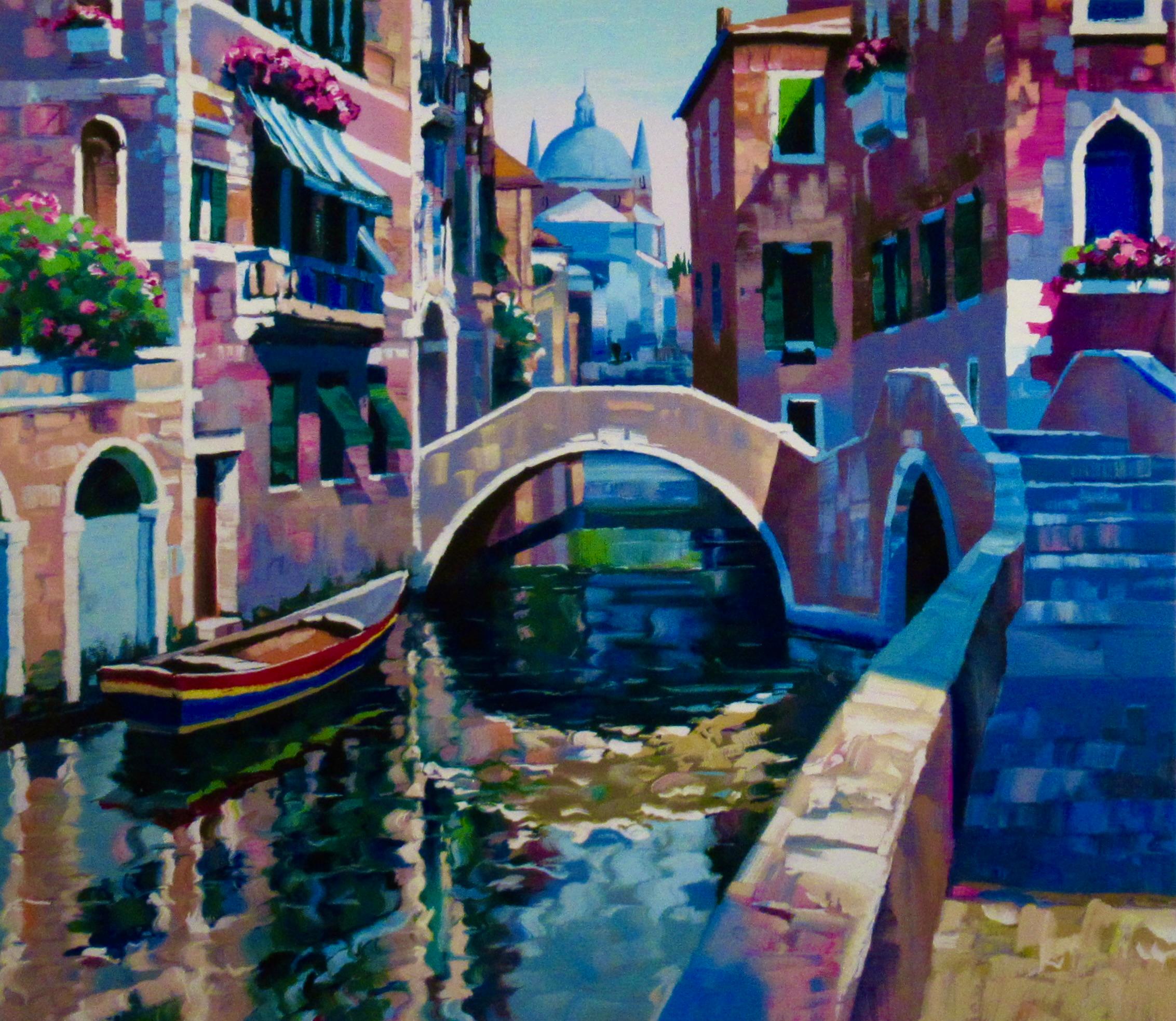 Reflections de Venise - Impressionnisme Print par Howard Behrens