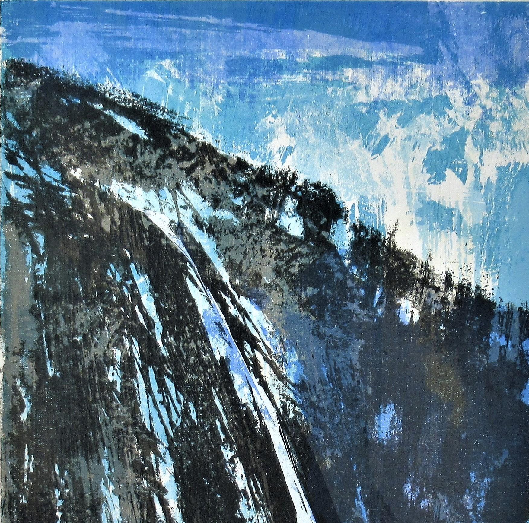 Wasserfall #2 (Abstrakter Expressionismus), Print, von Howard Bradford