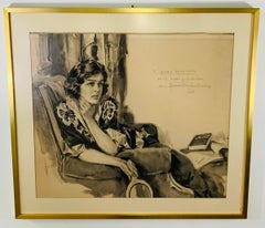 Howard Chandler Christy Portrait of a Woman 1940, Signed, Dated and Framed
