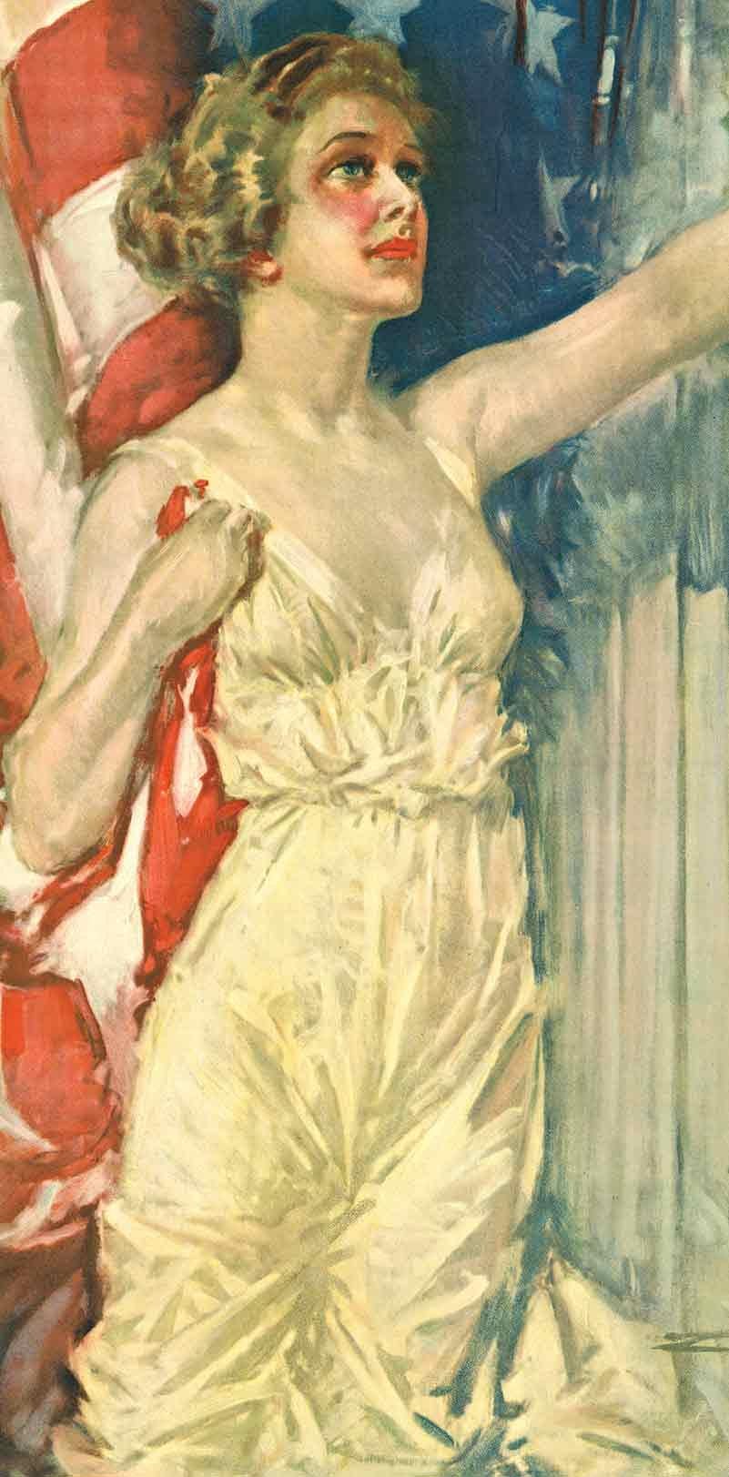 Americani originali tutti! Rolle d'onore - Poster d'epoca della Victory Libery Loan in vendita 1