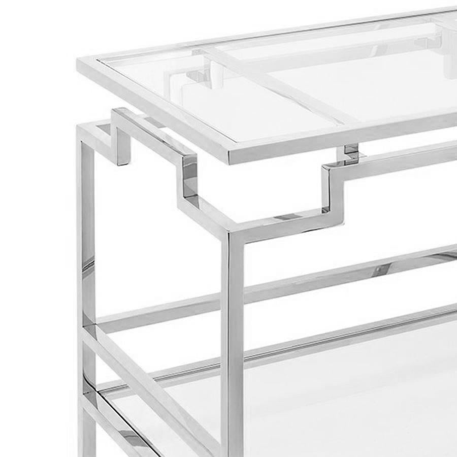 Beveled Howard Chrome Trolley For Sale