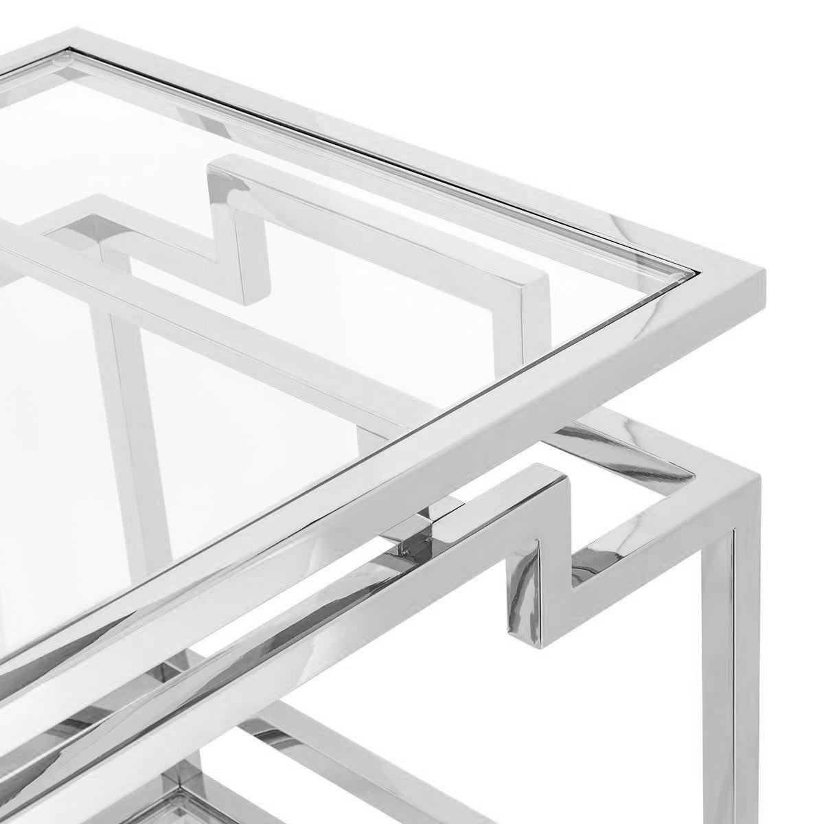 Steel Howard Chrome Trolley For Sale