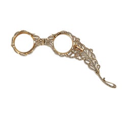 Howard & Co. Colgante Edwardian Diamond Lorgnette