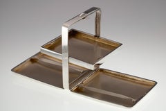 Howard & Co. Sterling Silver Heavy Displayable Cigarette Case w/ Tray