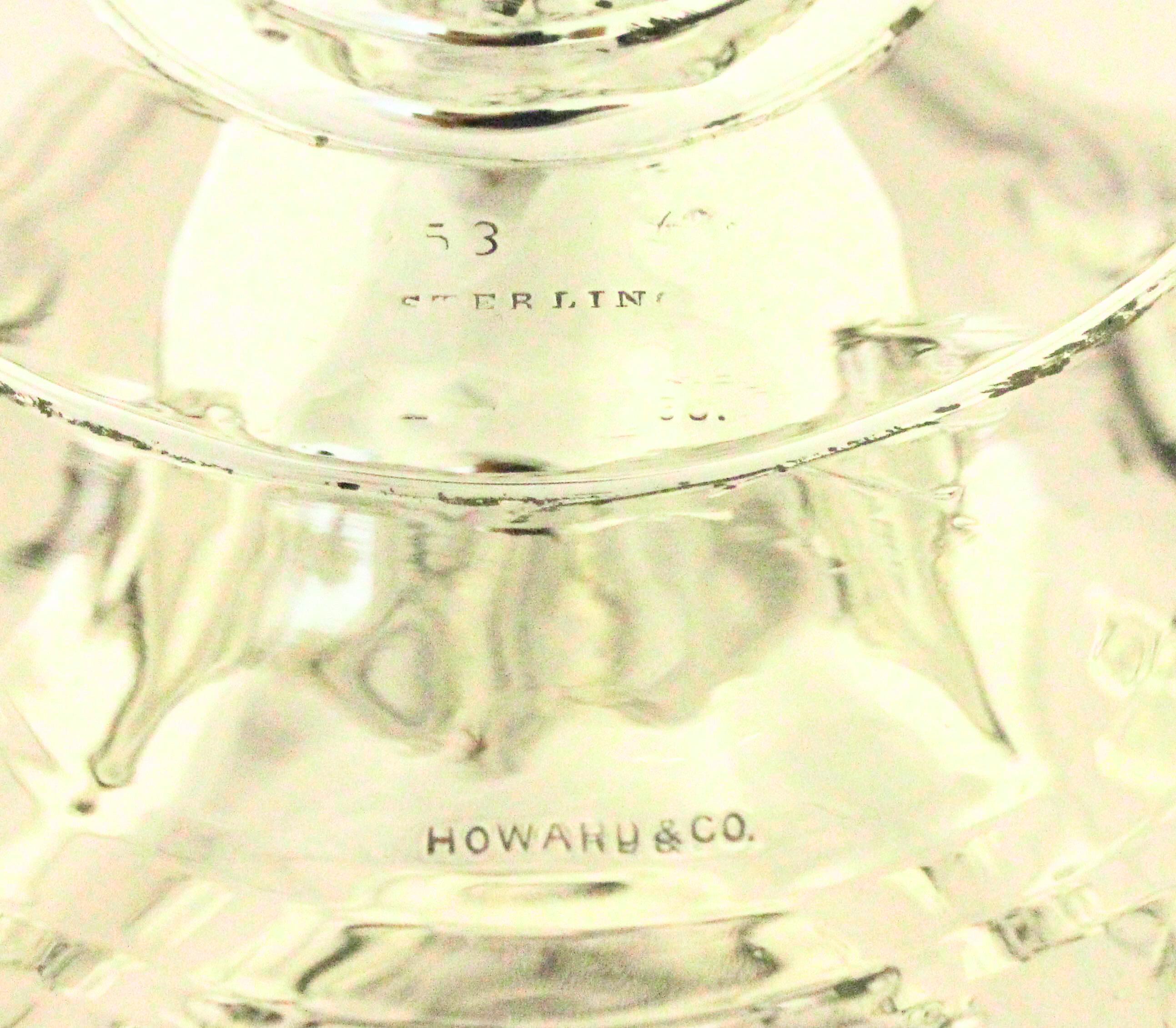 Fine XIX secolo Howard & Company - Tazza in argento Sterling in vendita