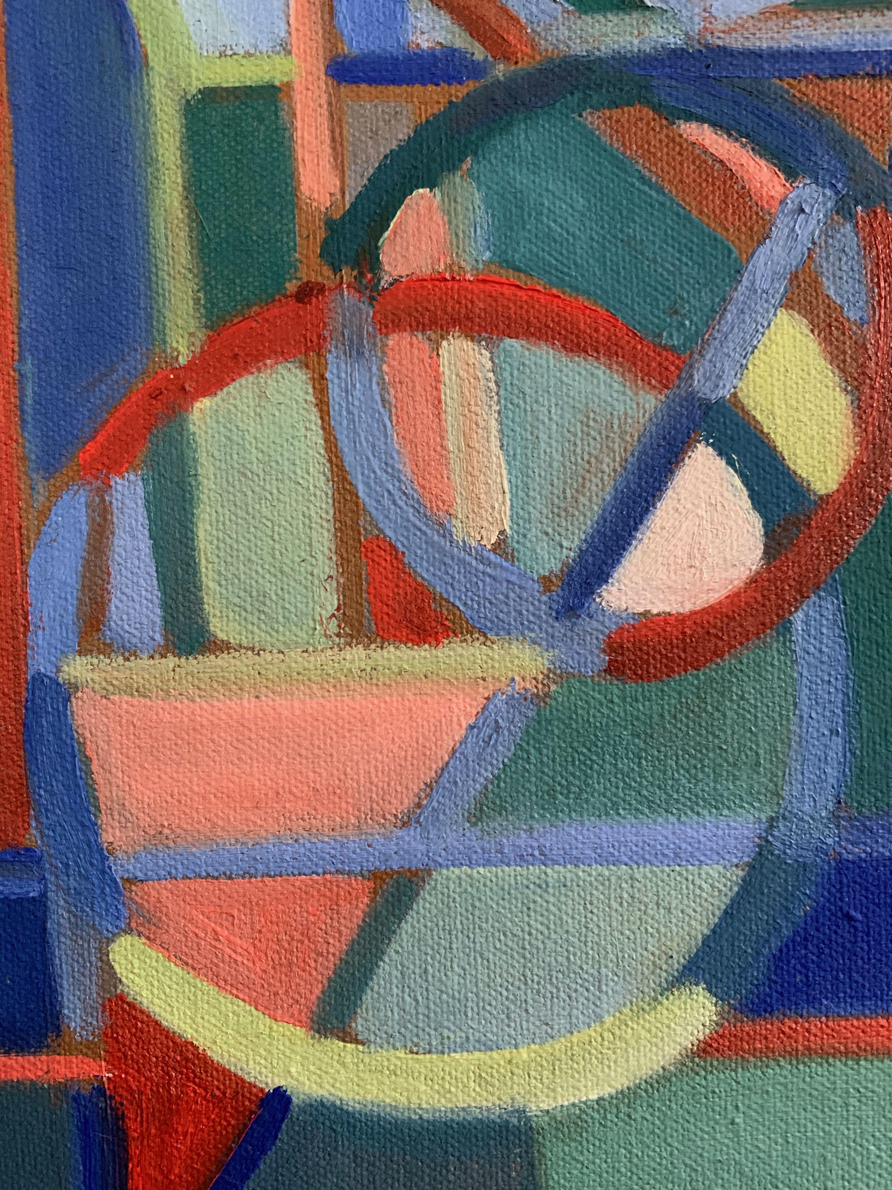 Convergenza, Pittura, Olio su tela - Painting di Howard Danelowitz
