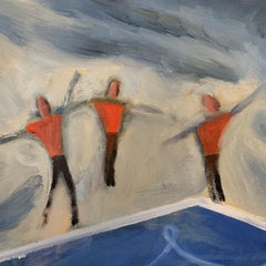 Dancing On The Ceiling 2, Painting, Oil on MDF Panel