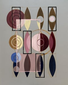 Marquise Grid, Painting, Oil on Canvas