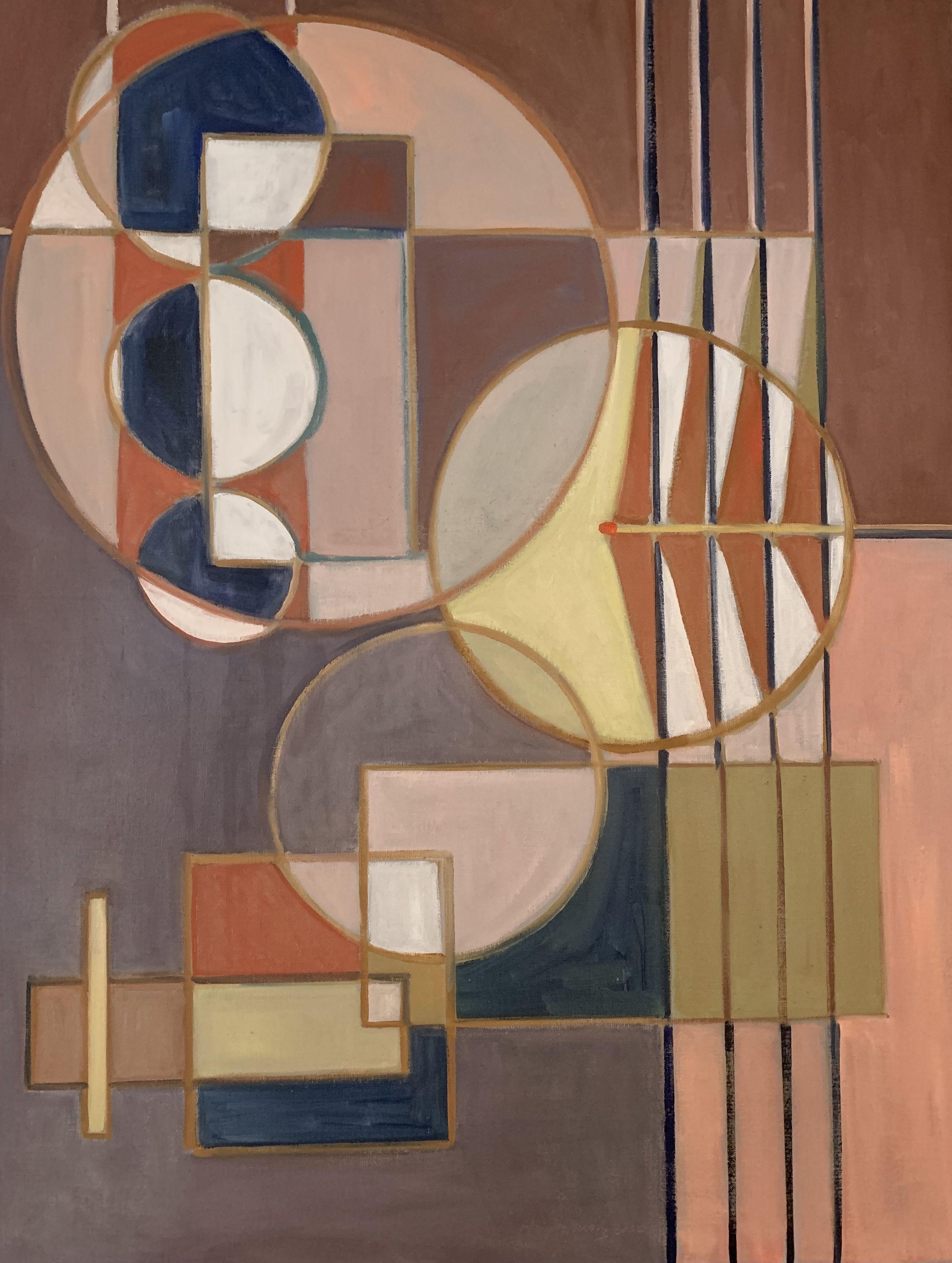 Abstract Painting Howard Danelowitz - Peinture, huile sur toile, facile à utiliser