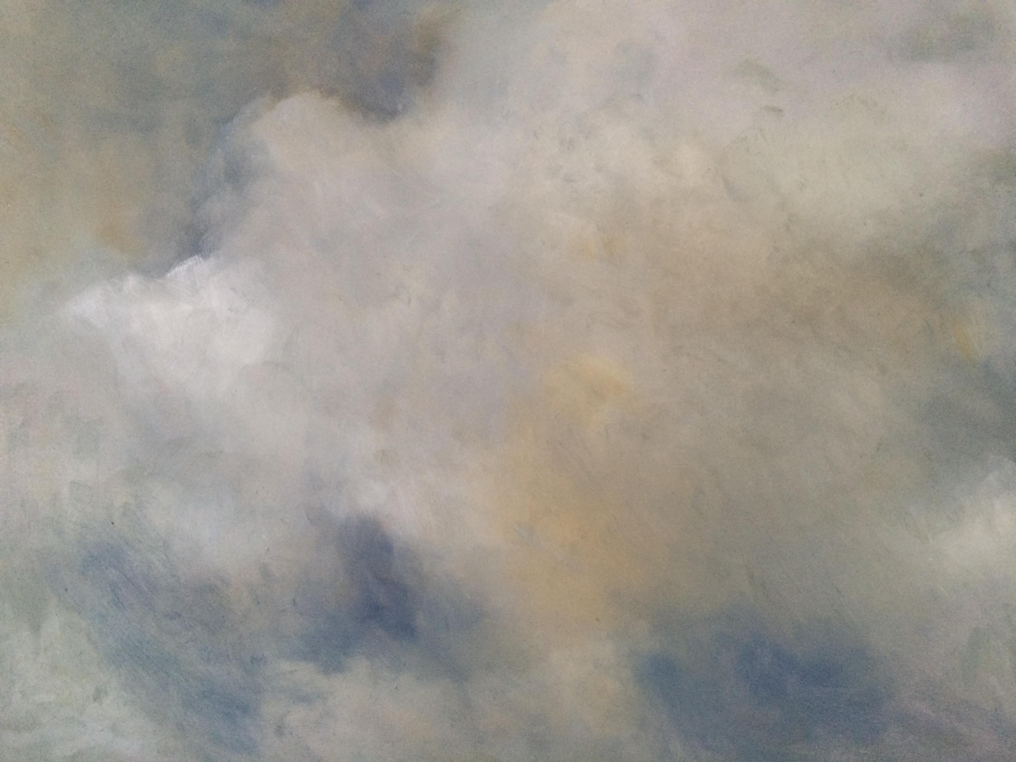 Peinture Moody Sky n° 4, huile sur panneau de MDF - Painting de Howard Danelowitz