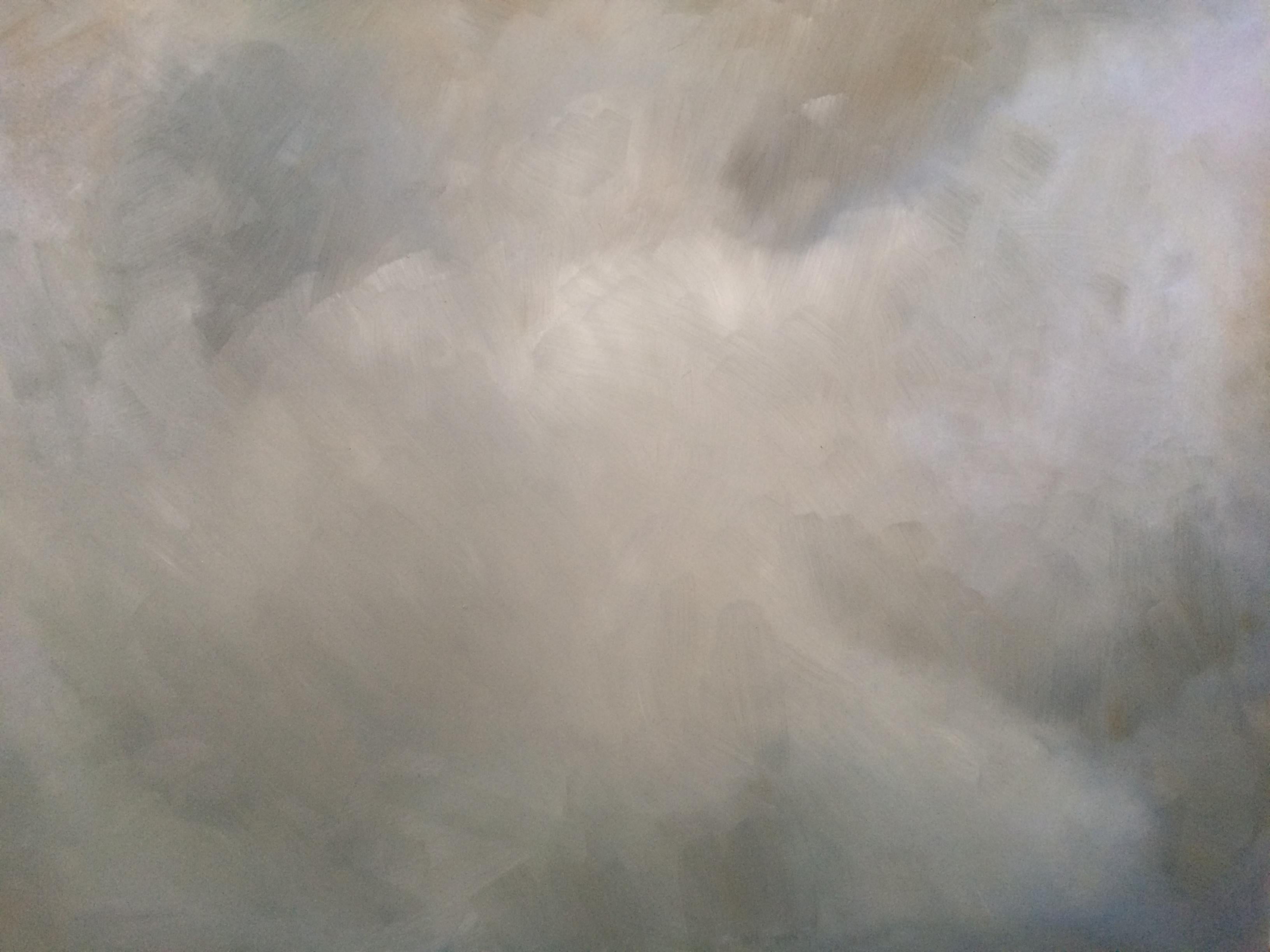 Moody Sky No 6, Gemälde, Öl auf MDF-Platte
