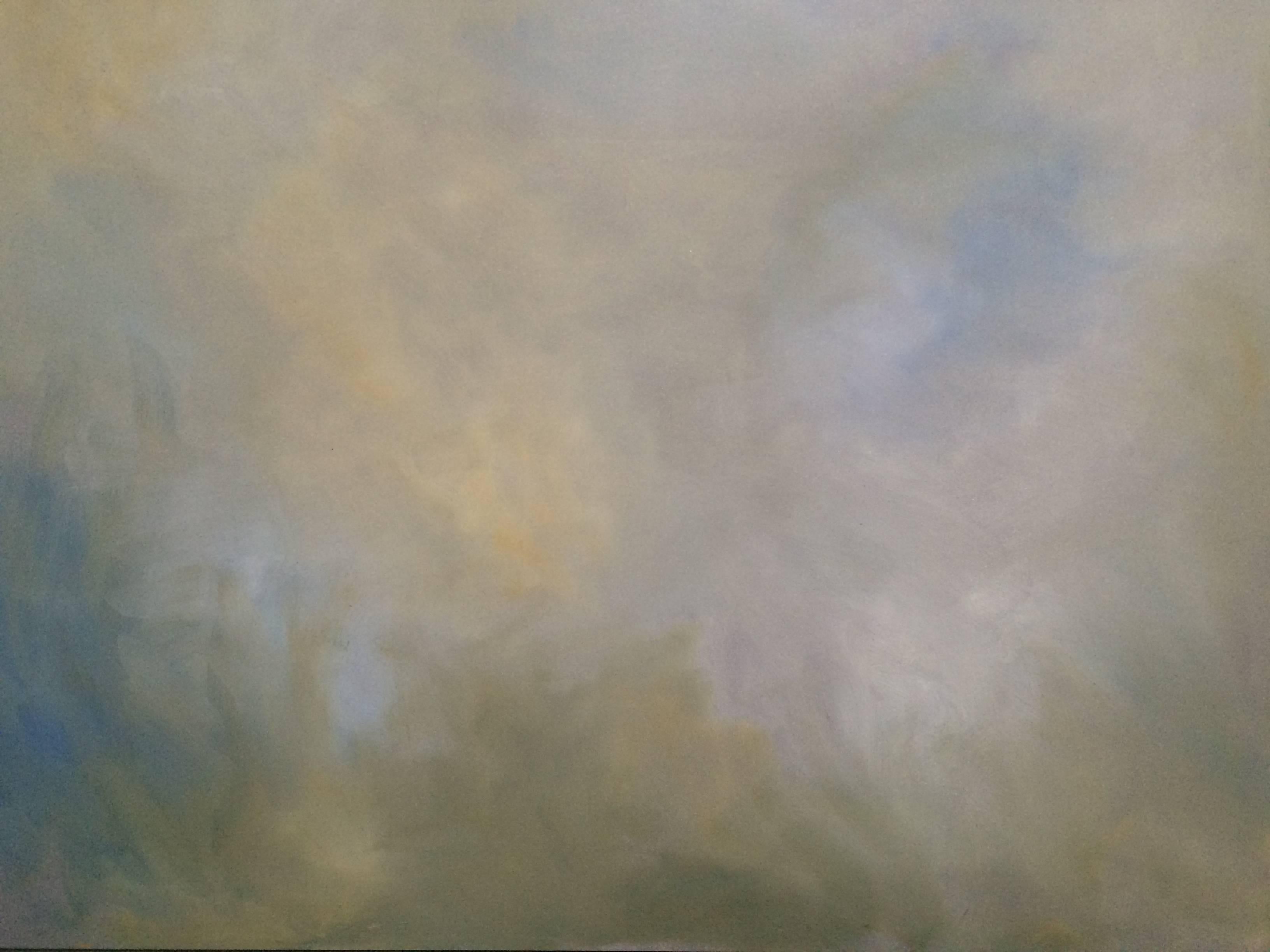 Howard Danelowitz Landscape Painting - Moody Sky No 7, Oil Painting on MDF Panel