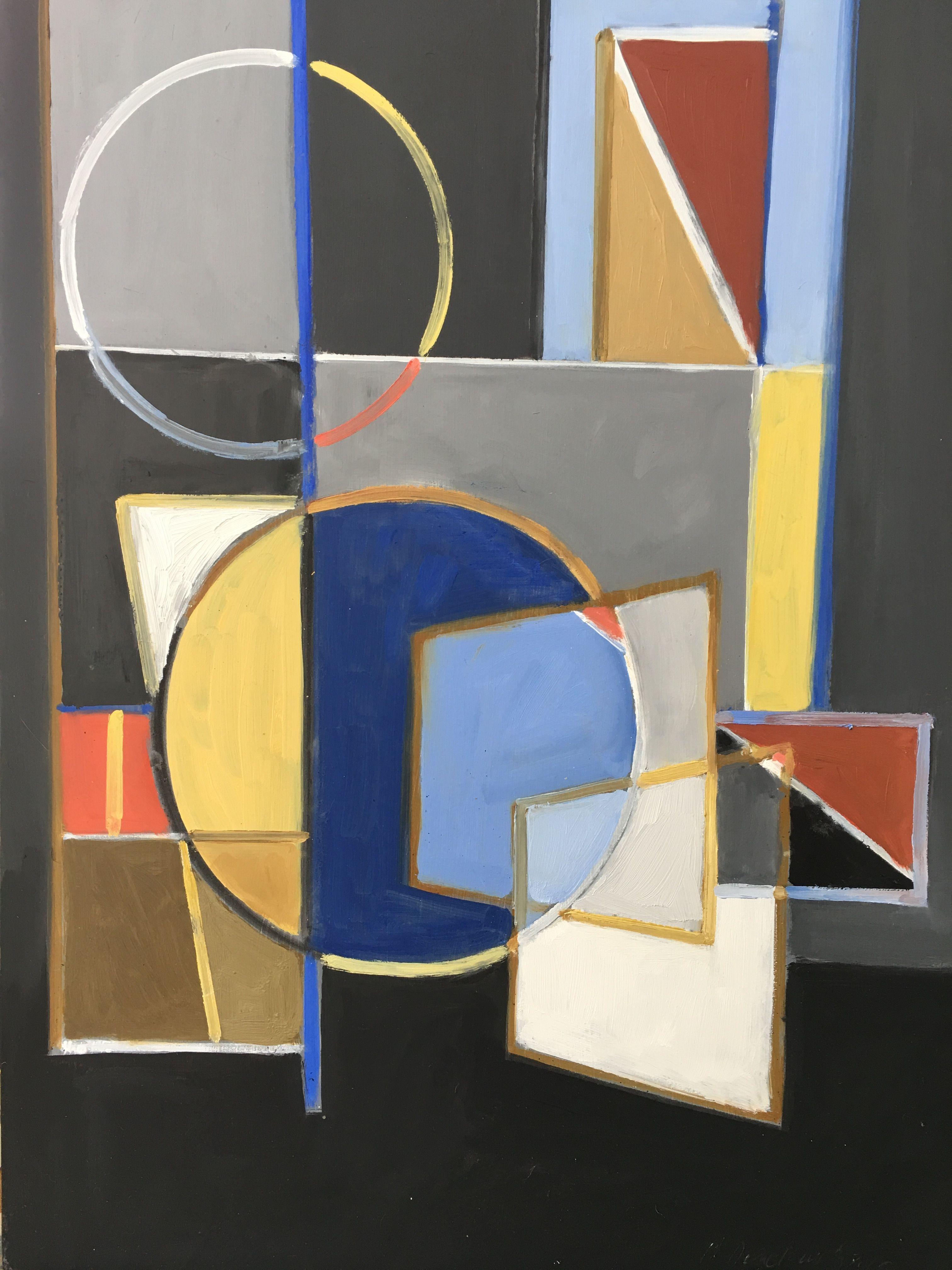Howard Danelowitz Abstract Painting - Twixt, Painting, Oil on MDF Panel