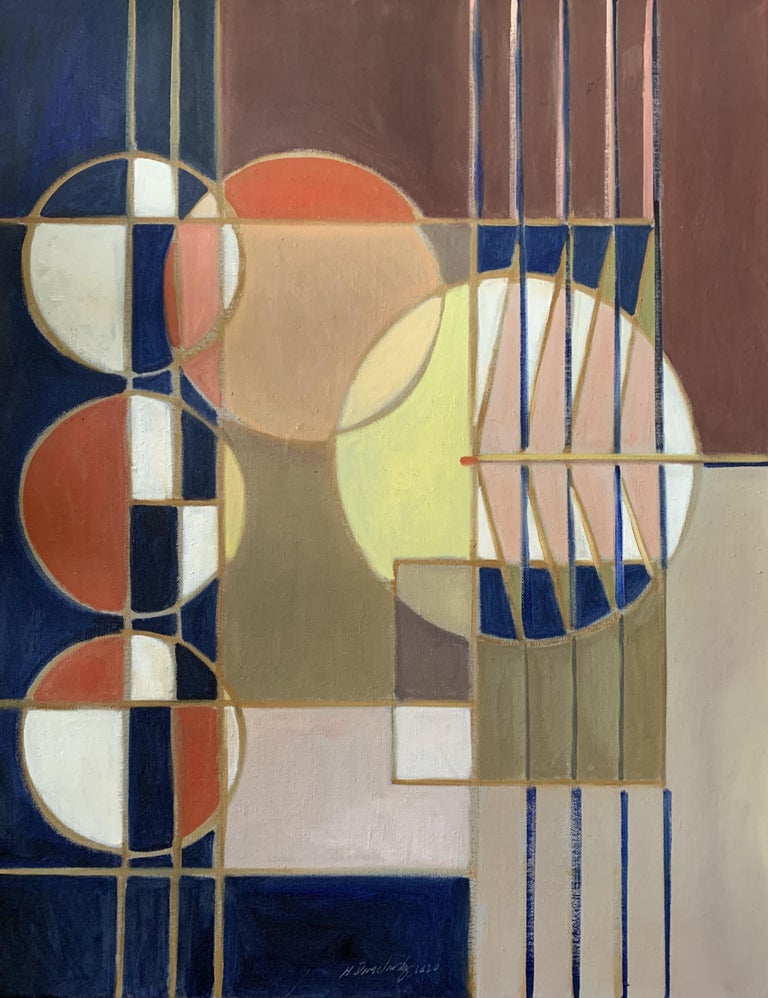 Howard Danelowitz Zip Line, Painting, Oil on Canvas For Sale at