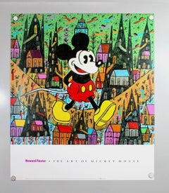 "Howard Finster mette Micky Mouse nel mondo dei bambini" - Poster artistico a colori