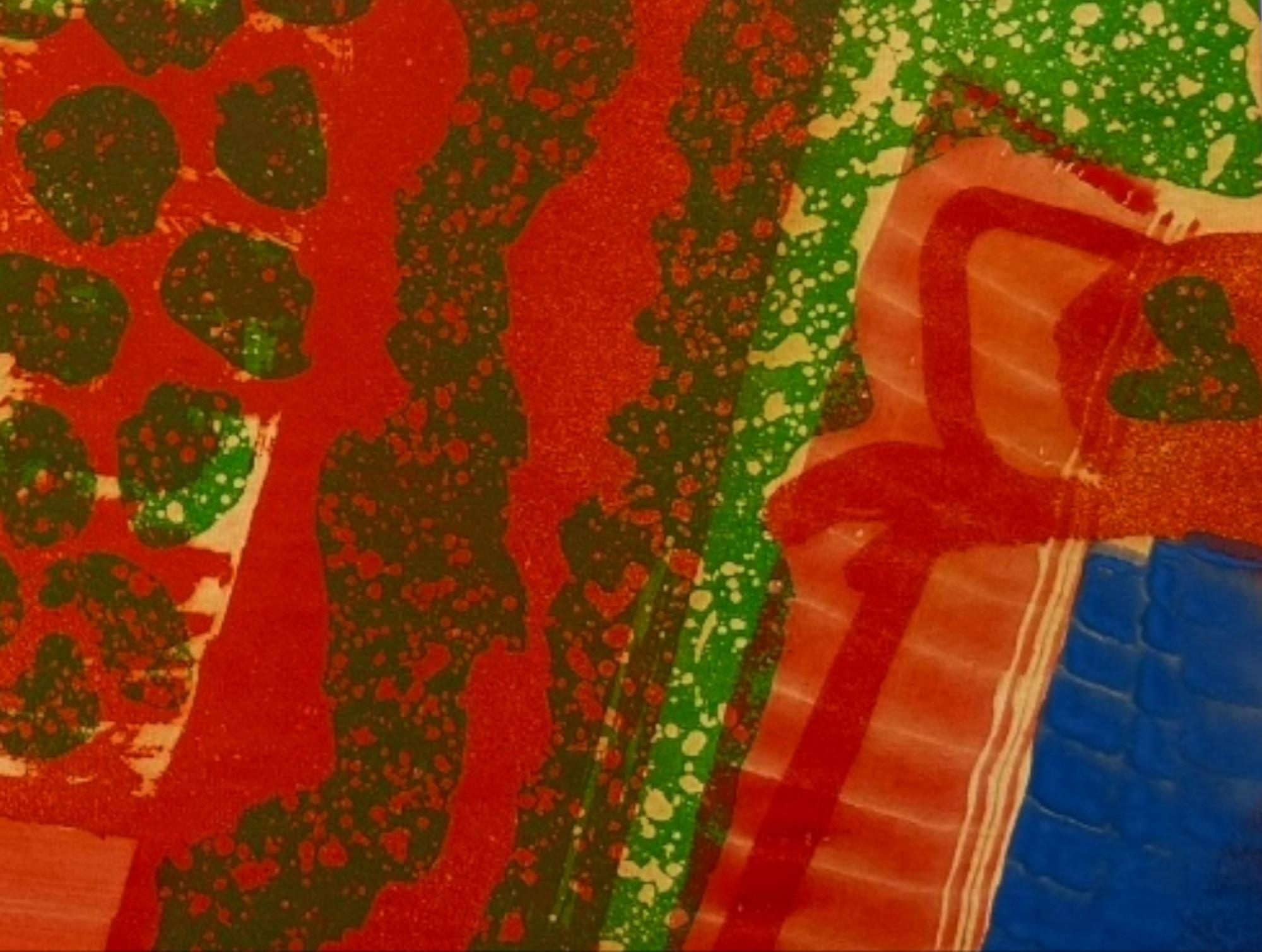 Modern Howard Hodgkin - Limited Edition Print 'But He Did Stop Smoking' For Sale