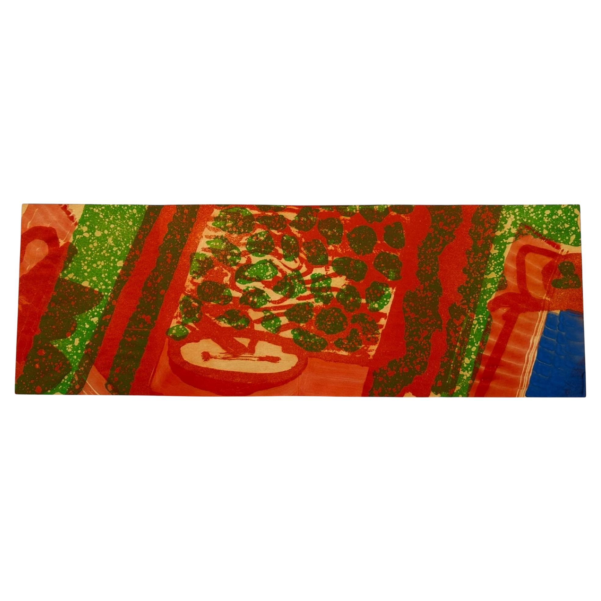 Howard Hodgkin - Gravure à tirage limité "Mais il a arrêté de fumer".