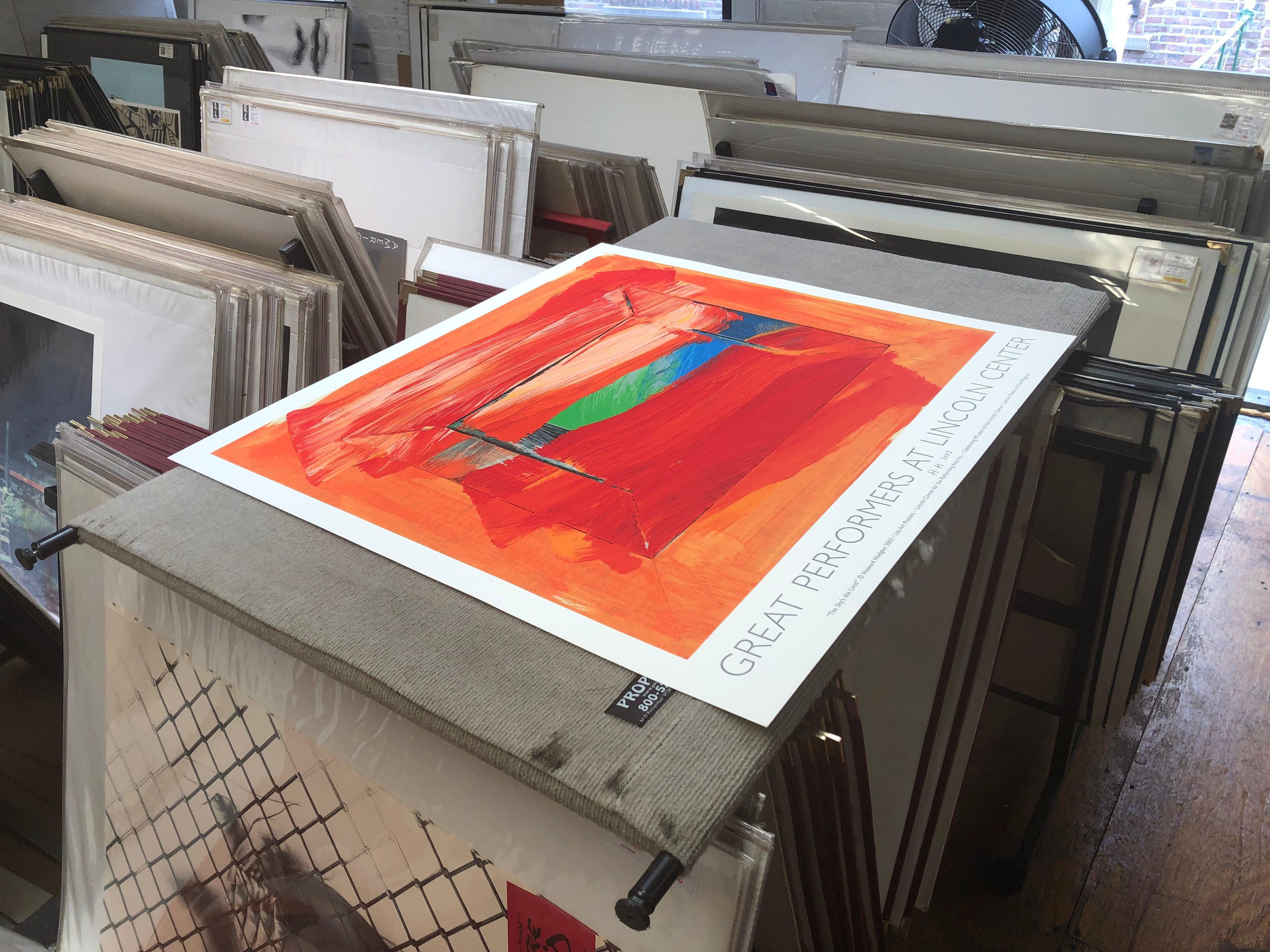 Howard Hodgkin-The Sky's The Limit-Screen print hand signed For Sale 2