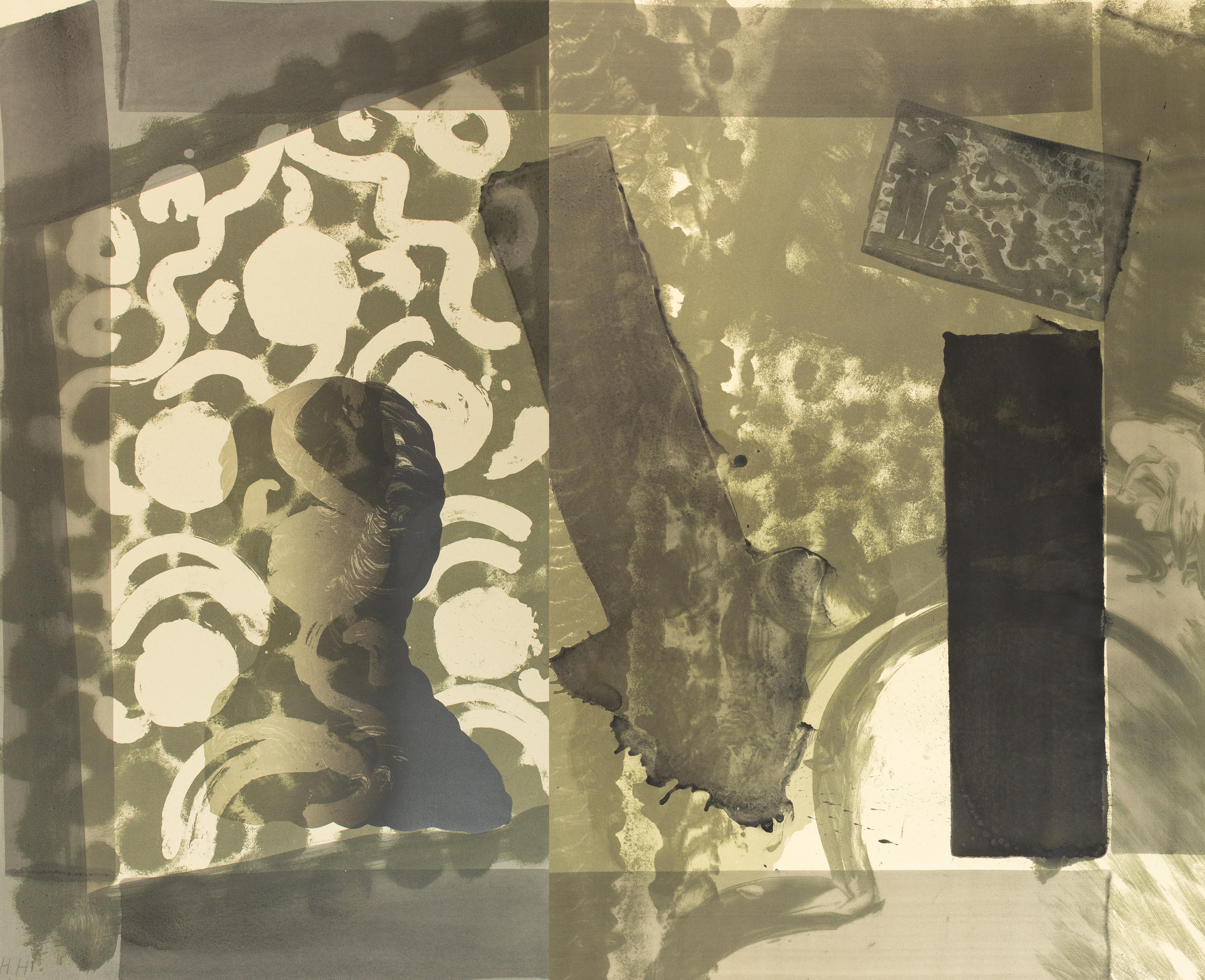 Abstract Print Howard Hodgkin - Clair de lune noir