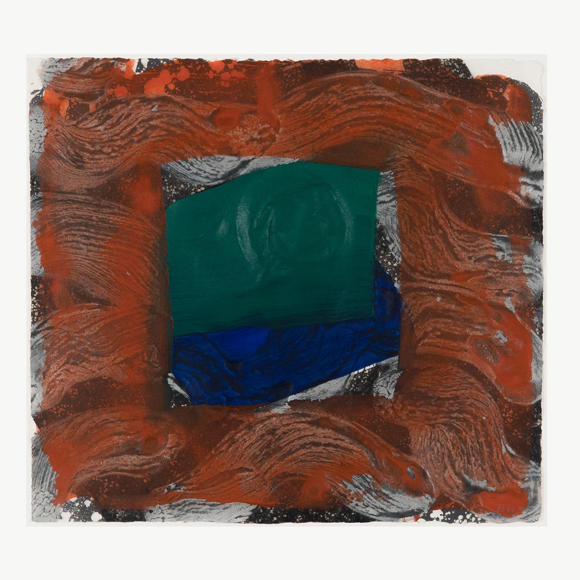 Libros para la Revista de París - Print de Howard Hodgkin