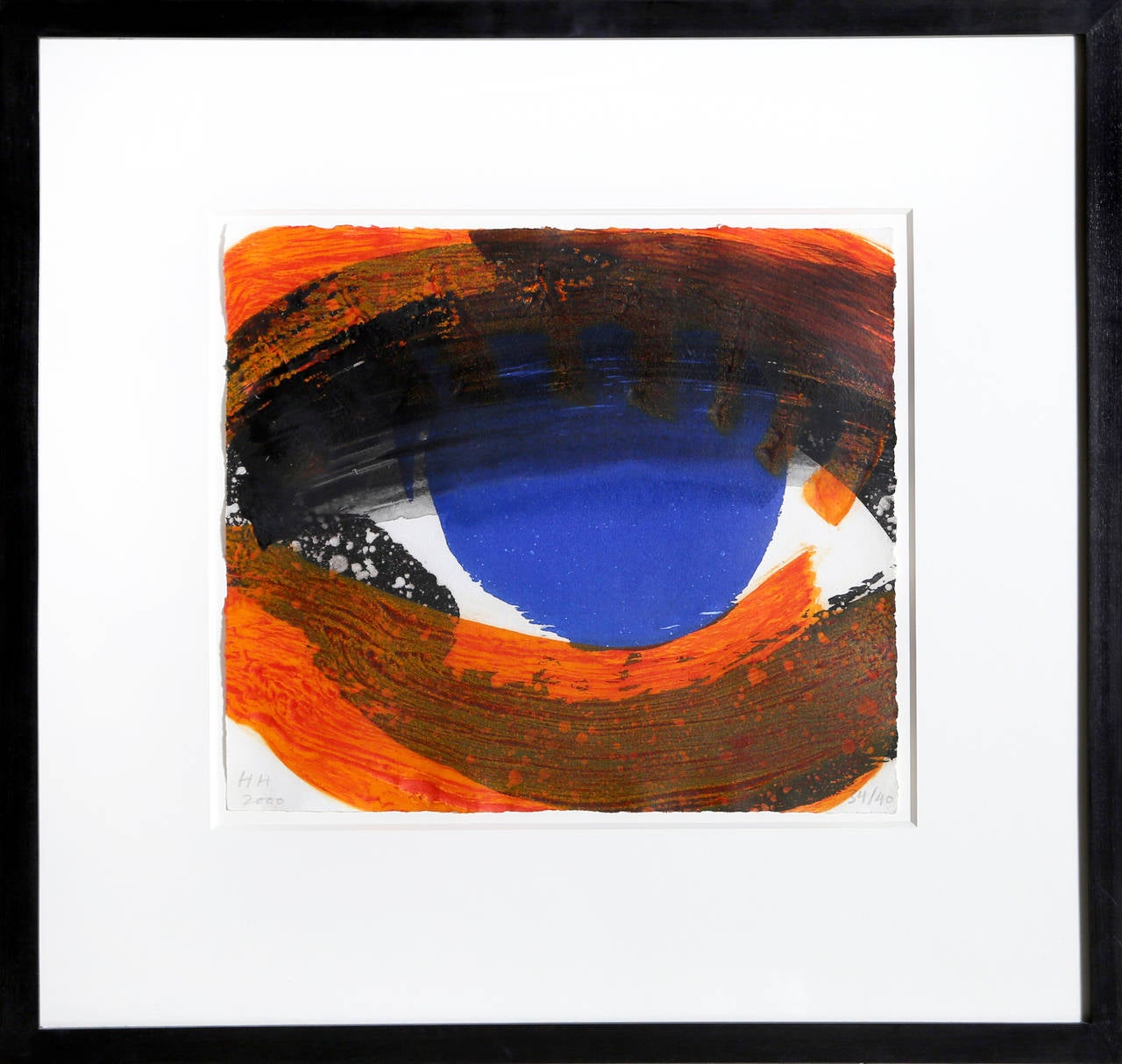 Howard Hodgkin Abstract Print - Eye